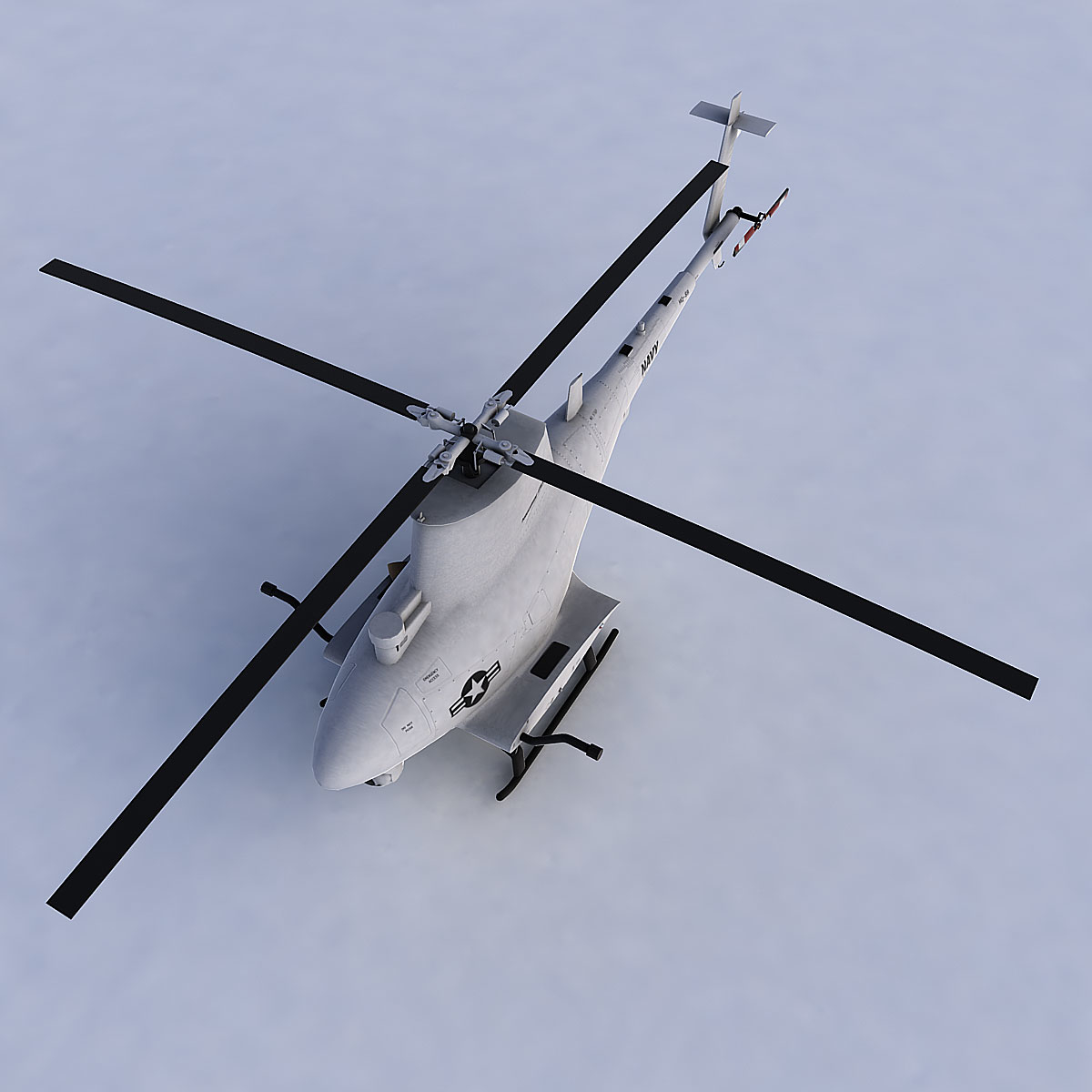 metal scout helicopter