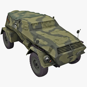 kfz 247 armored car 3d model