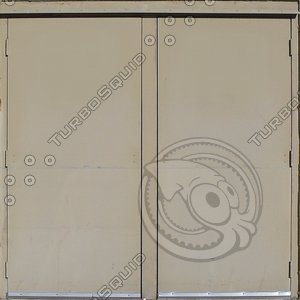 Tan Twin Doors