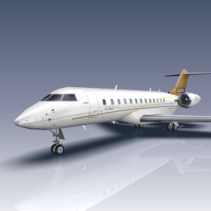 3ds max global 6000 bombardier