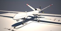 reaper drone 3d model