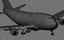 boeing 747-400 air france 3d blend
