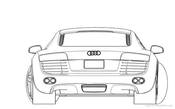 3d audi r8