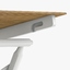 3d wooden garden table fold model