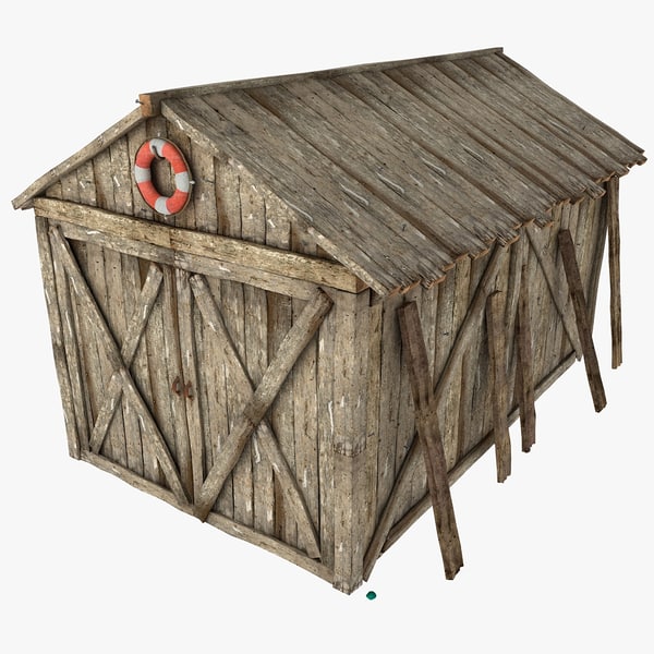 Holzbrett Garage Schuppen 3D-Modell - TurboSquid 709926