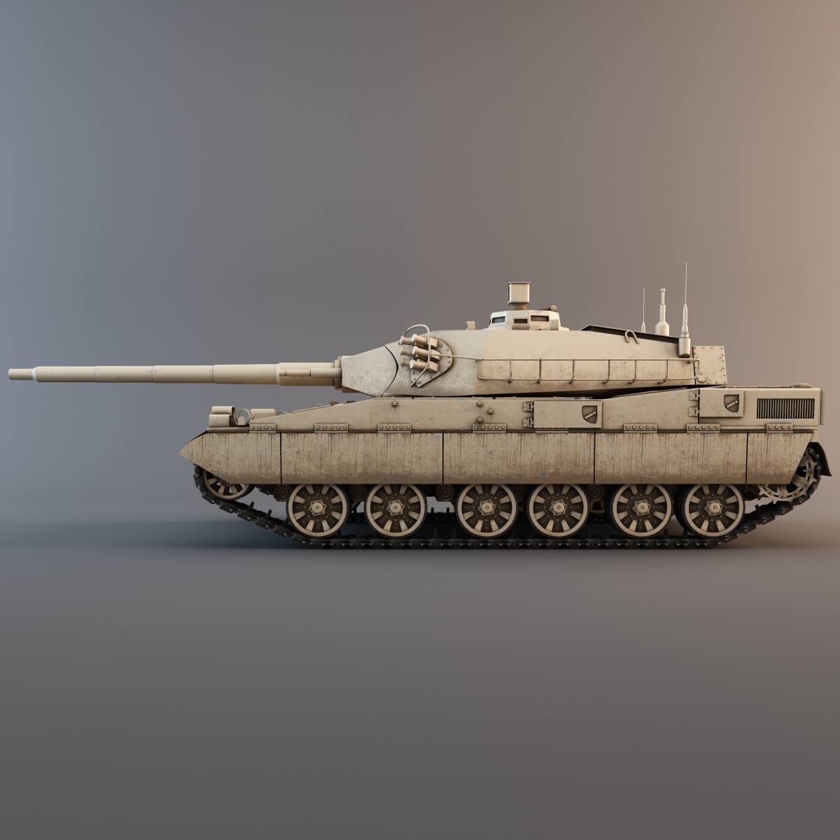 amx-40法国主战坦克23d模型