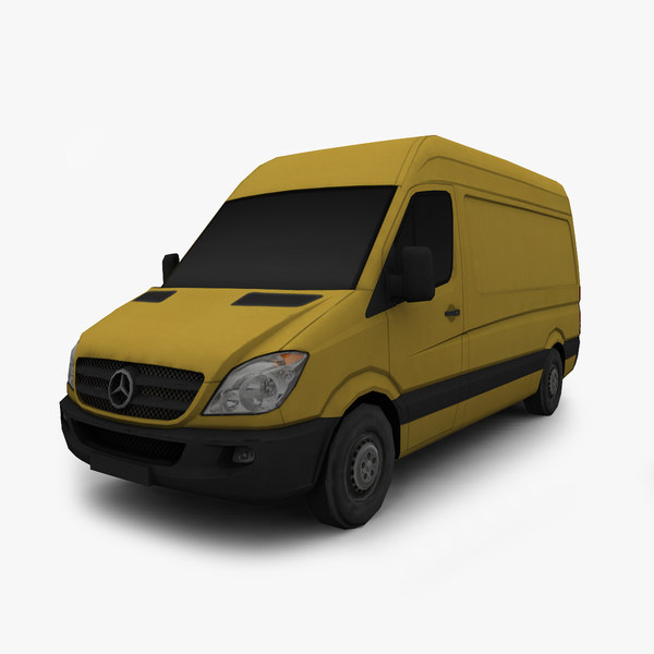 Sprinter van 3d model