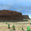 3d model landscape desert mountains terrains