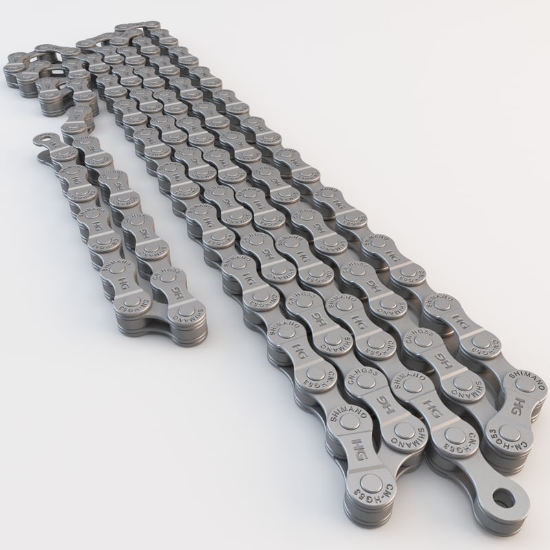 3d model bicycle chain