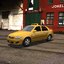 toyota corolla taxi cab 3d model