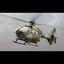 3d eurocopter ec 135 helicopter model