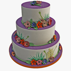 3d wedding cake