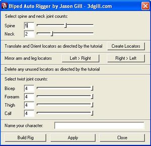Biped Rig Builder