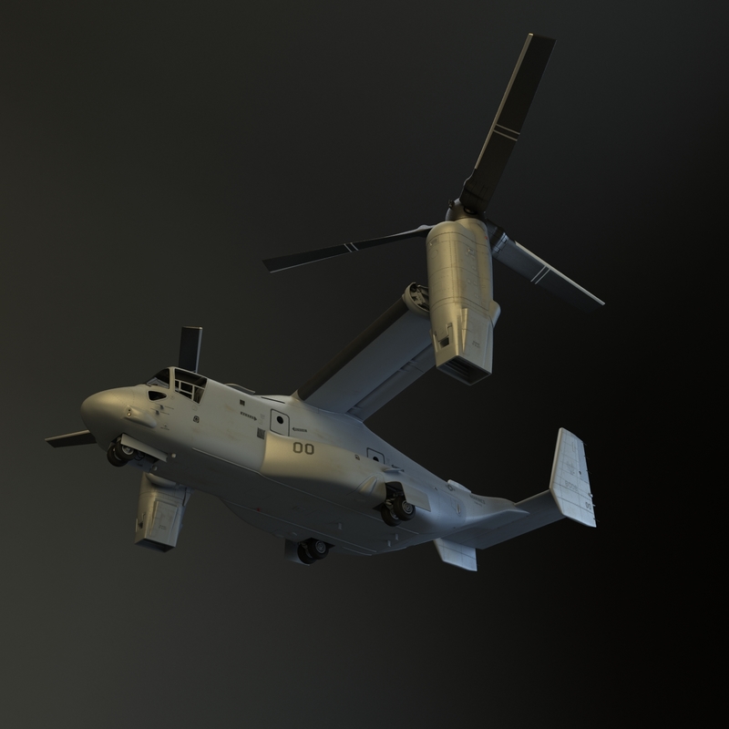 mv-22 osprey 3d obj