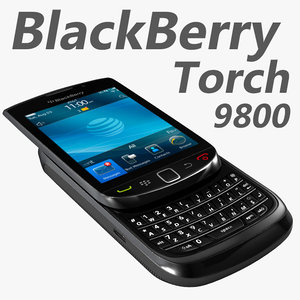3d model blackberry torch 9800