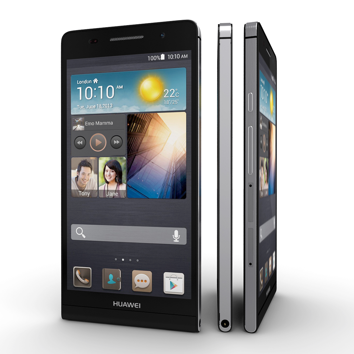 S Huawei Ascend P6 Black