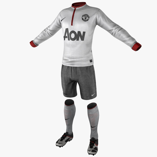 soccer gear 3d obj