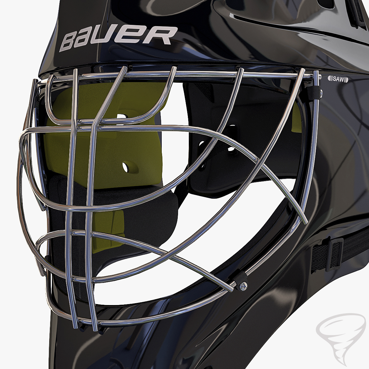 ice hockey equipment 3d model