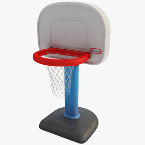 3ds max little kids basketball hoop