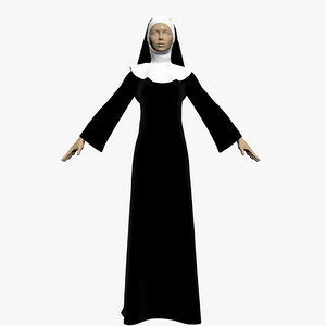 3ds max dress nuns