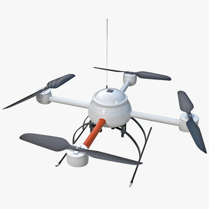 3d model quadcopter mini drone 2