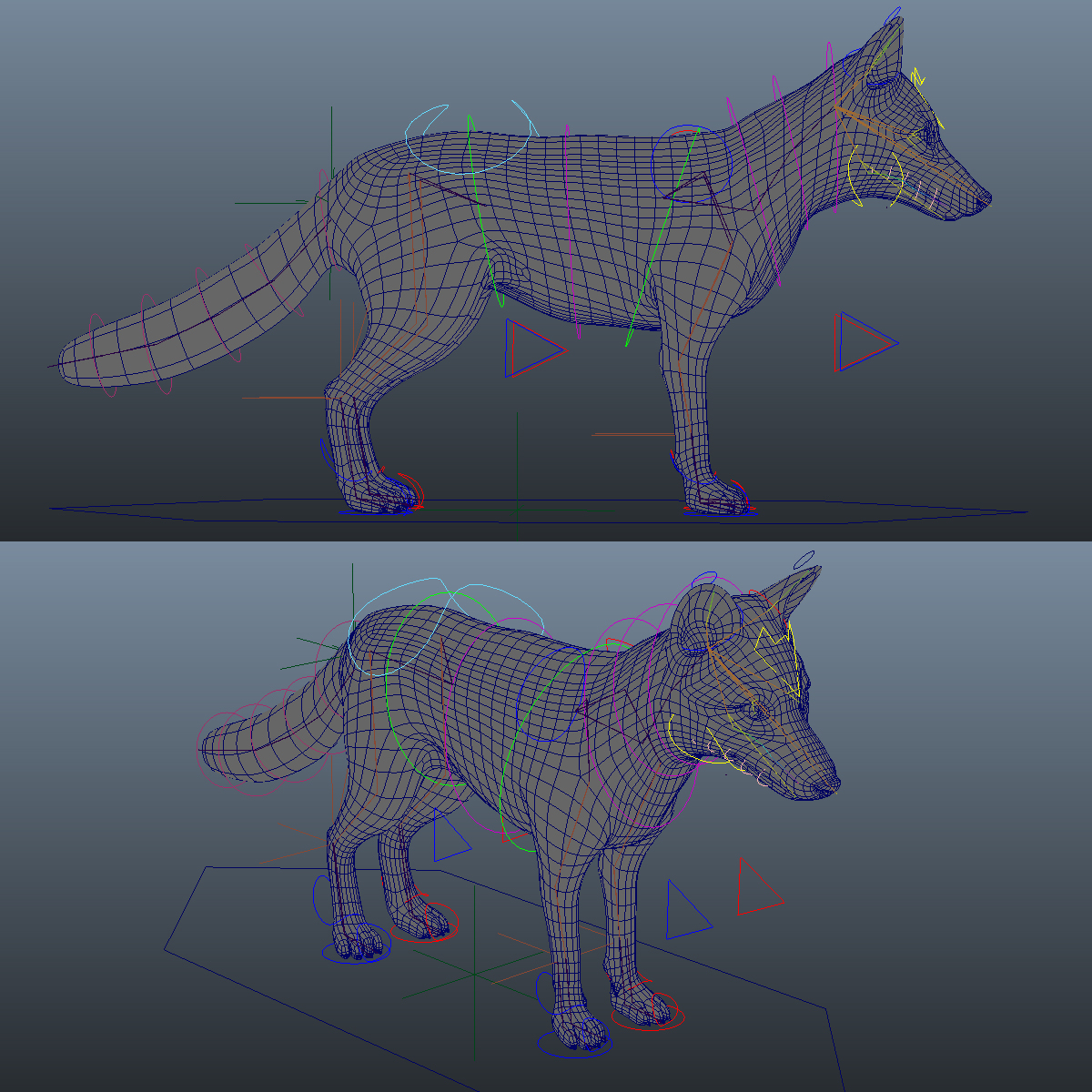 狐狸（动画）（FUR）3D模型 - TurboSquid 802998