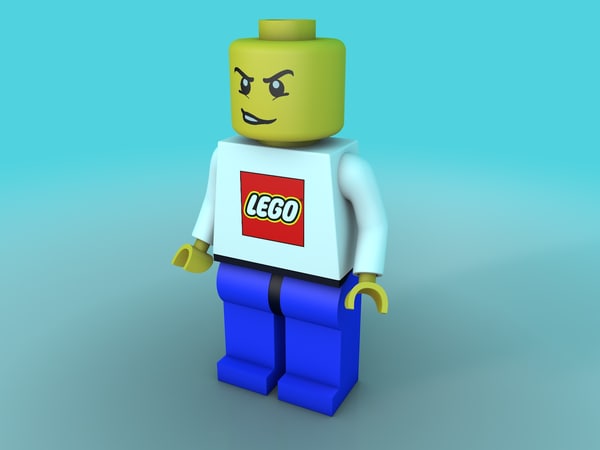 lego doll 3d model