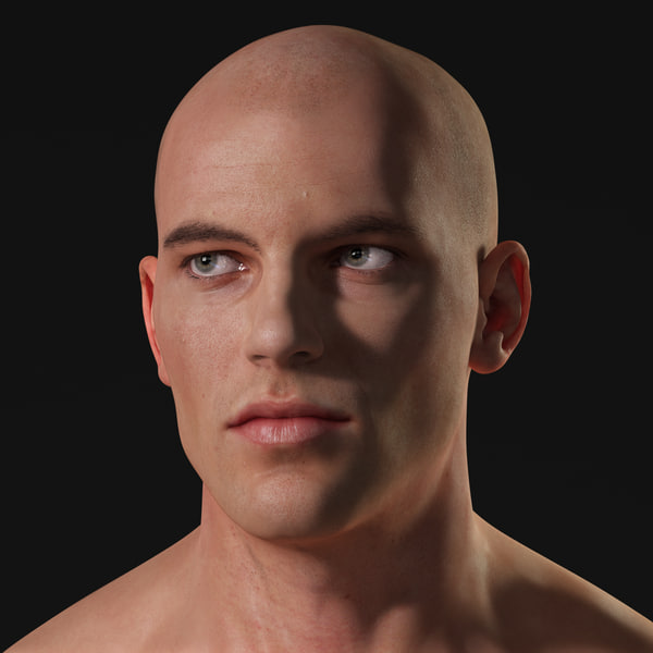 realistic male body - max