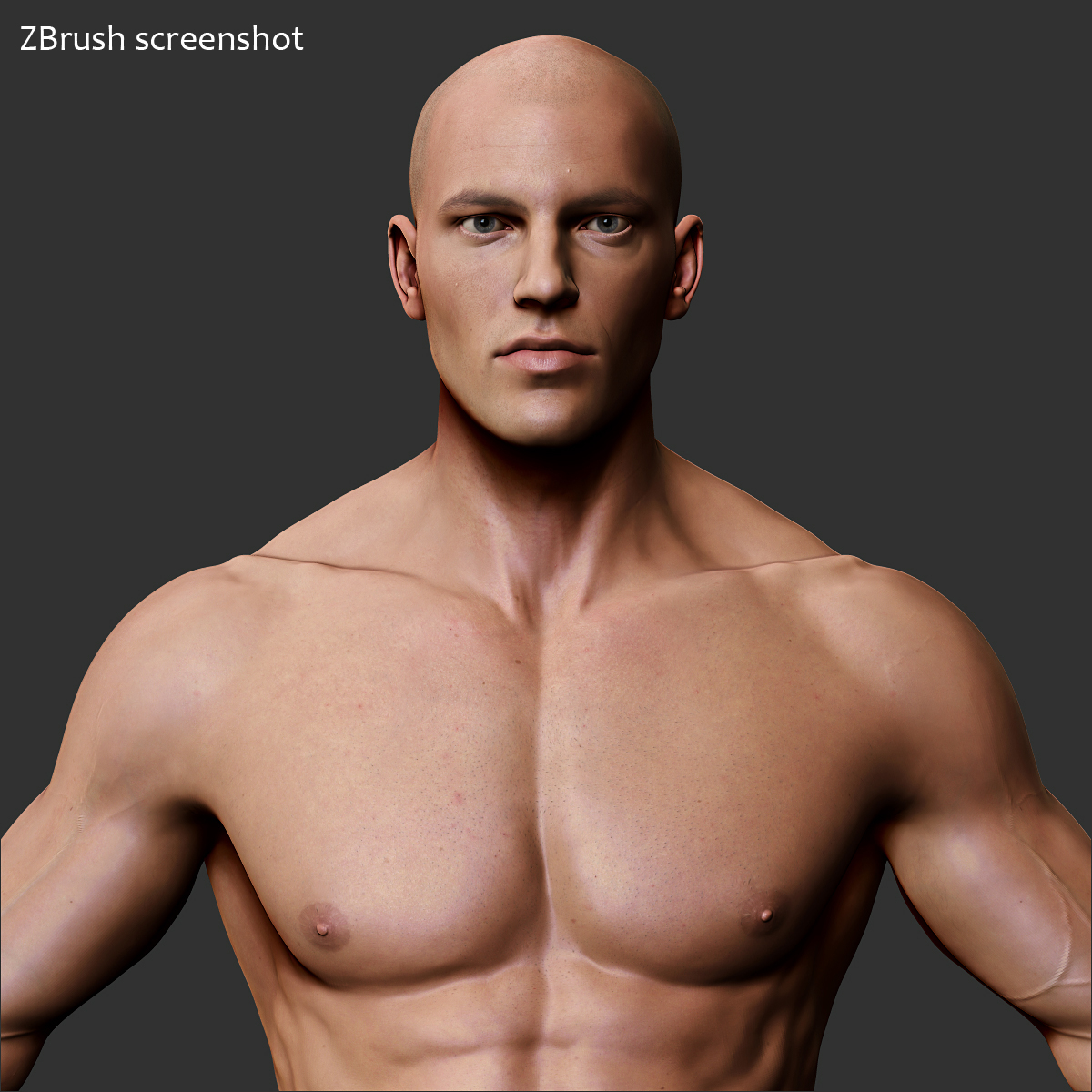 Realistic Male Body - Max