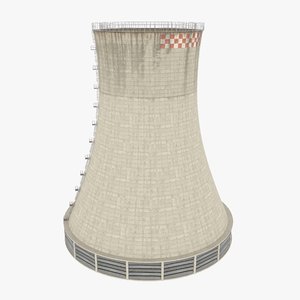 3d cooling tower