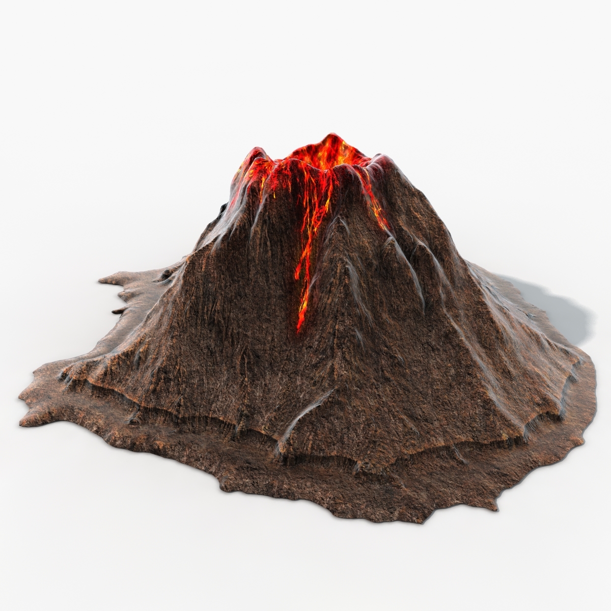 火山岛3d模型