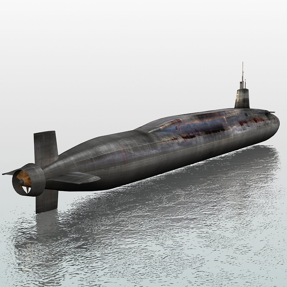 3d hms vanguard s28 submarine