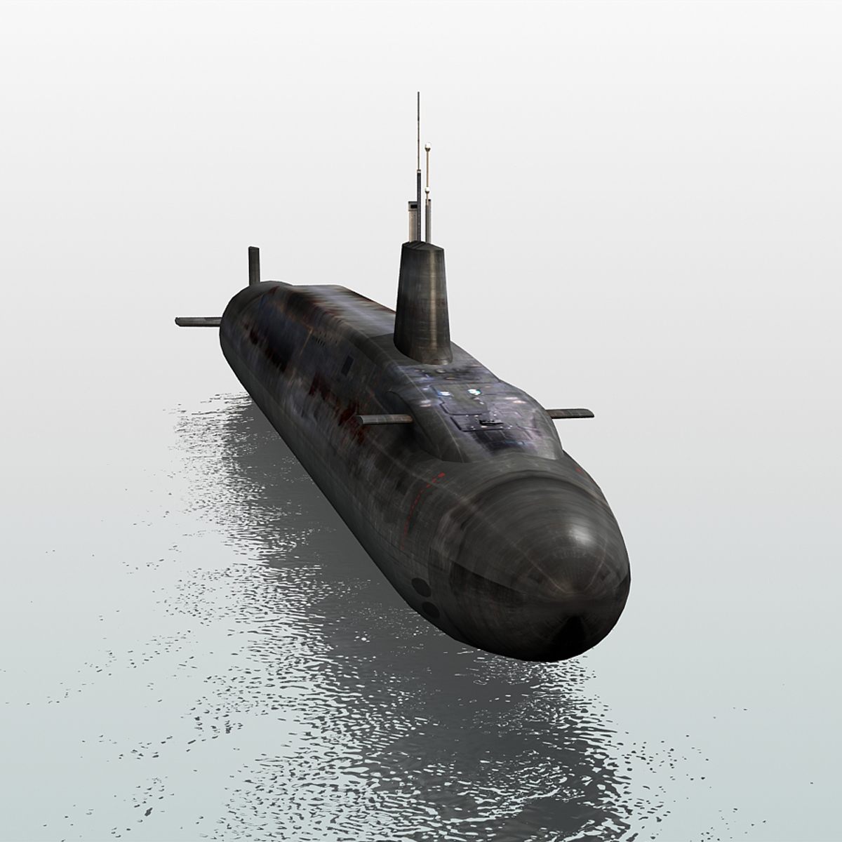 3d hms vanguard s28 submarine
