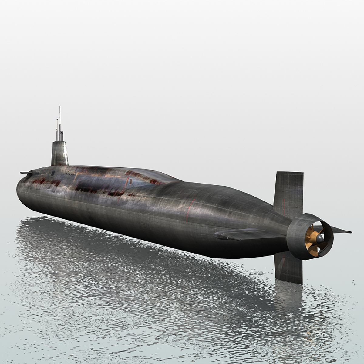 3d hms vanguard s28 submarine