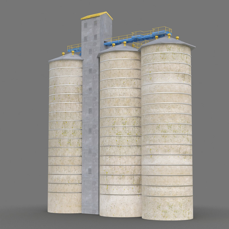 3d grain elevator