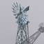 traditional windmill american 3d model