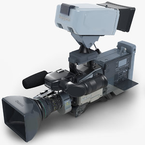 3d 3ds sony-canon-ikegami digital btc camcorder