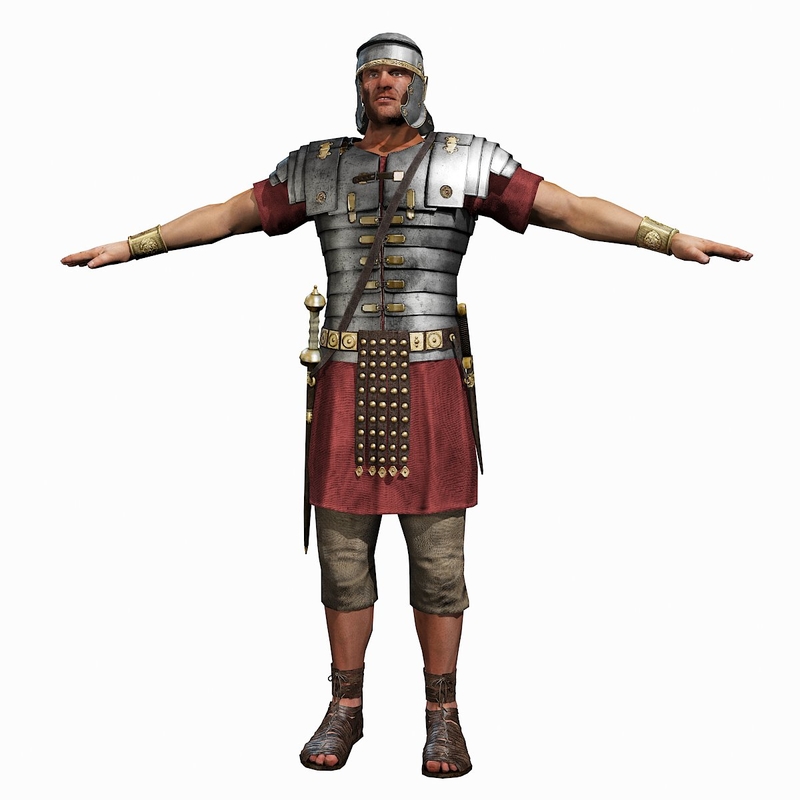 3d roman soldier