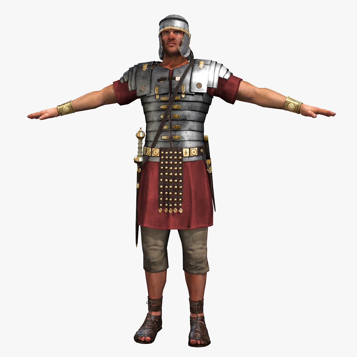 3d roman soldier