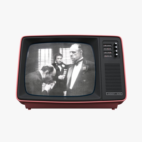 old style retro tv 3d model