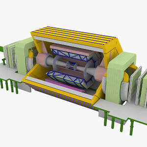 3dsmax large hadron collider -