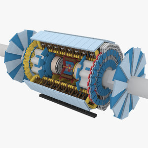 3d large hadron collider - model