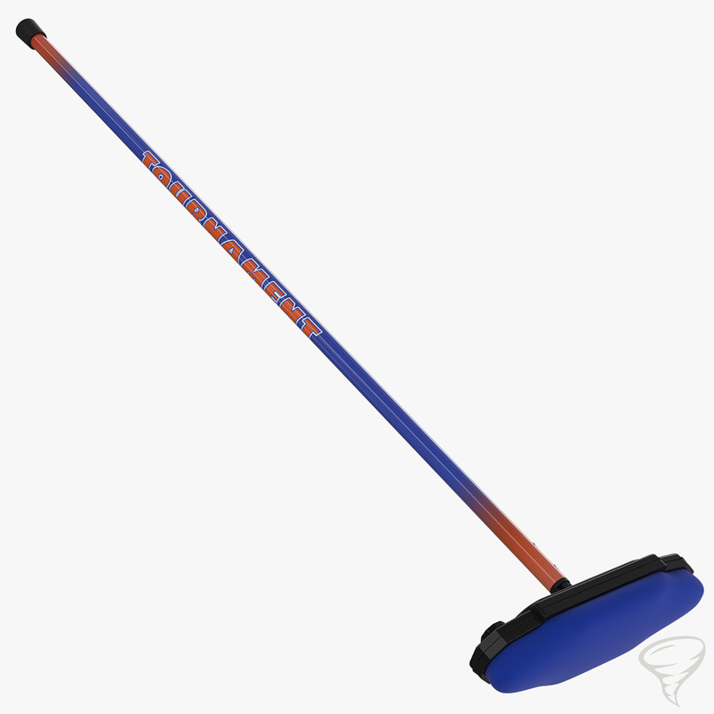 curling brooms 3d dwg