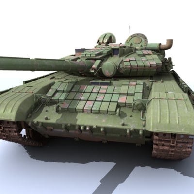 tank armor t-64 3d model