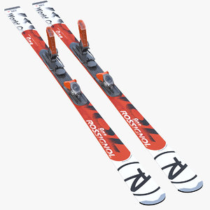 3d rossignol skis alpine model