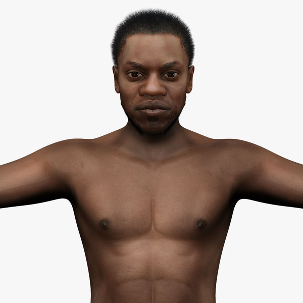 3d Tyrone Black Male Model