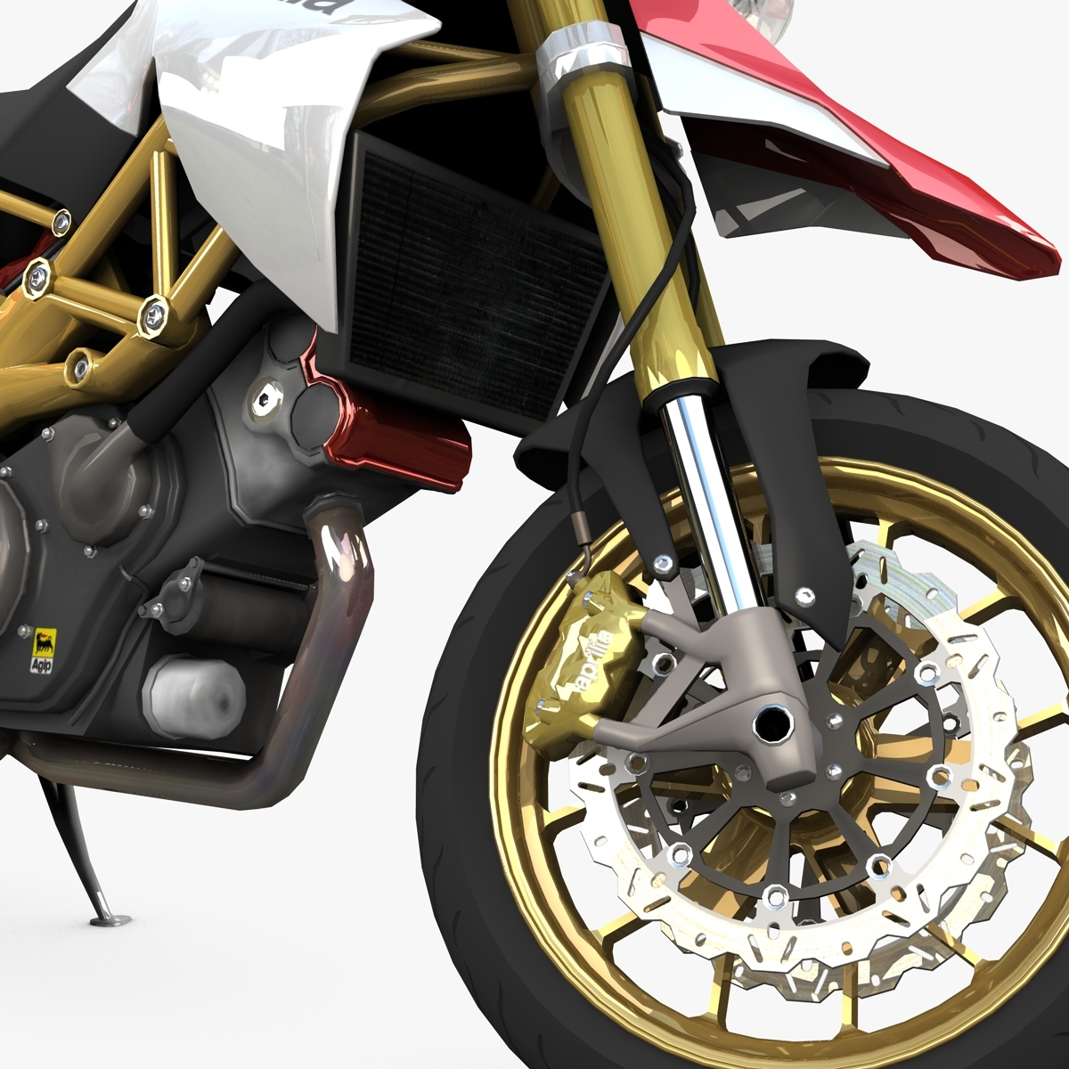 aprilia dorsoduro sm 750 supermoto摩托车3d模型