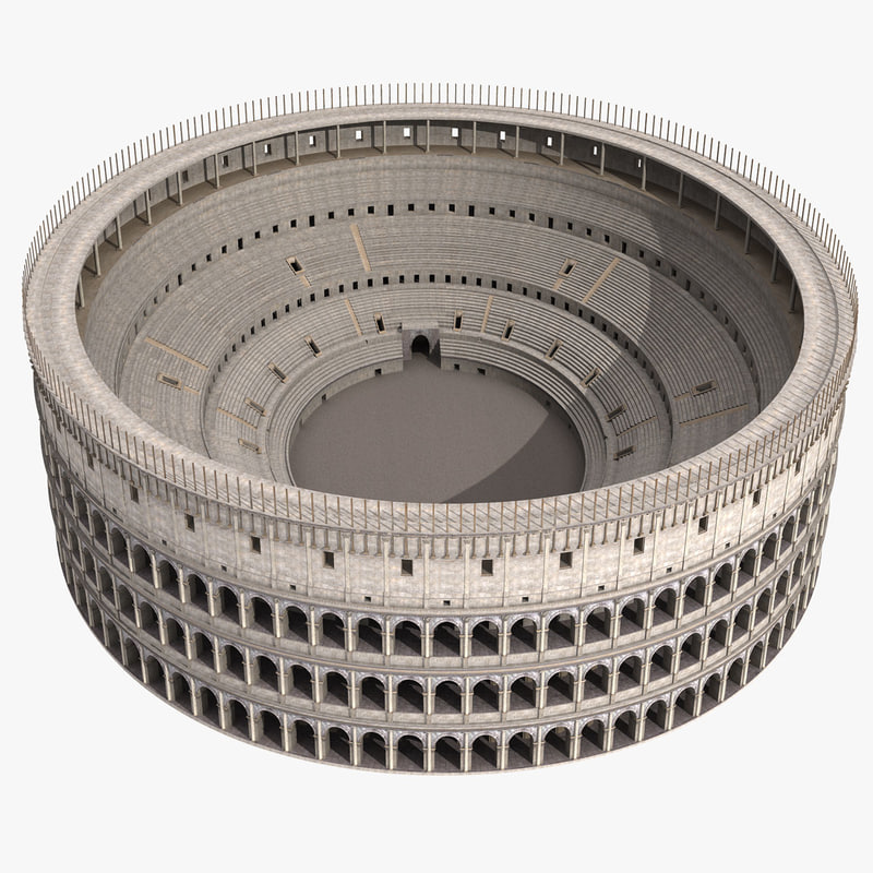 colosseum roman coliseum arena 3d max