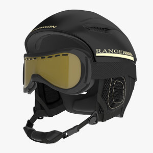 3d model winter sports helmet ski