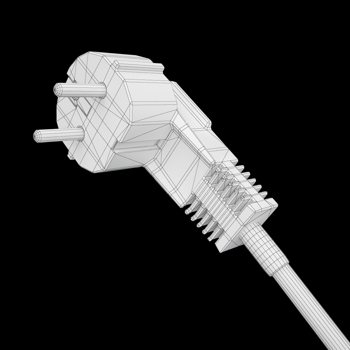 electric plug 3d max